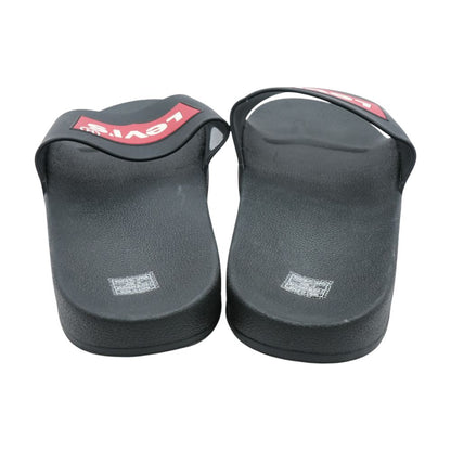 Black Casual Slide Sandals