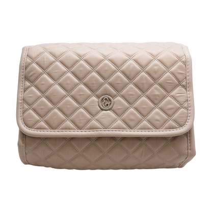 Beige Hanging Toiletry Bag