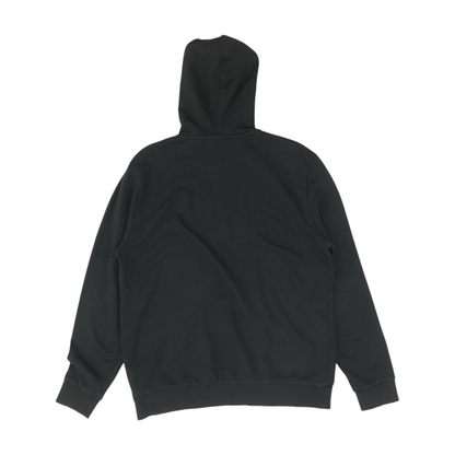 Black Solid Hoodie Pullover