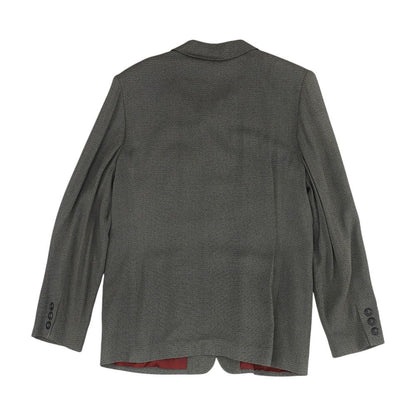 Vintage Gray Solid 1990's-2000's Blazer Jacket