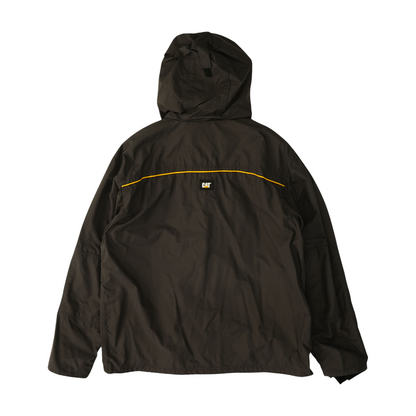 Gray Solid Rain Jacket