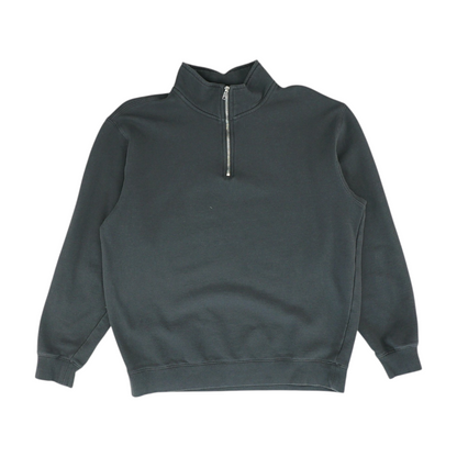 Charcoal Solid 1/4 Zip Pullover