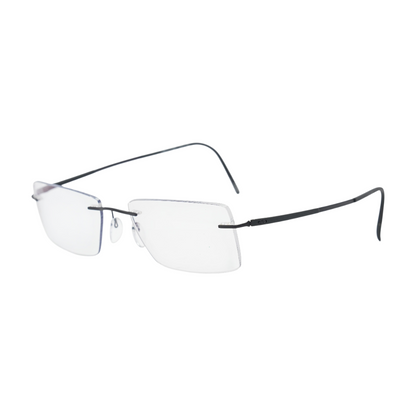 Black 5540 Rectangle Prescription Eyewear