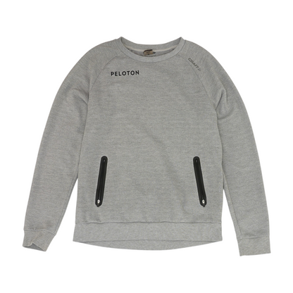 Gray Solid Sweatshirt Pullover