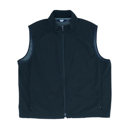 Black Solid Casual Vest
