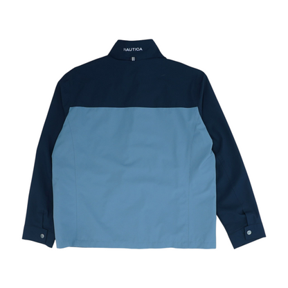 Navy Color Block Jacket