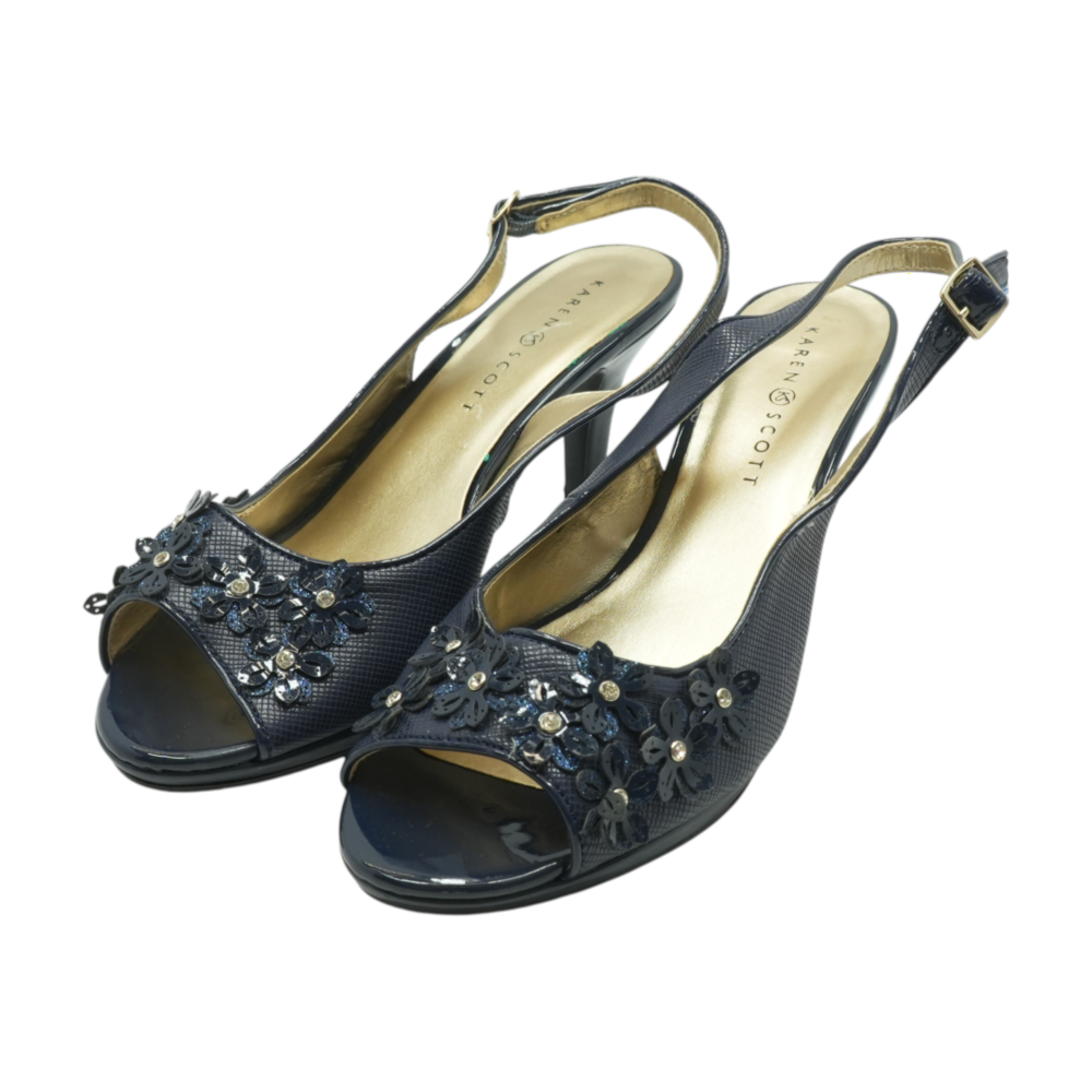 Navy Pump Heels