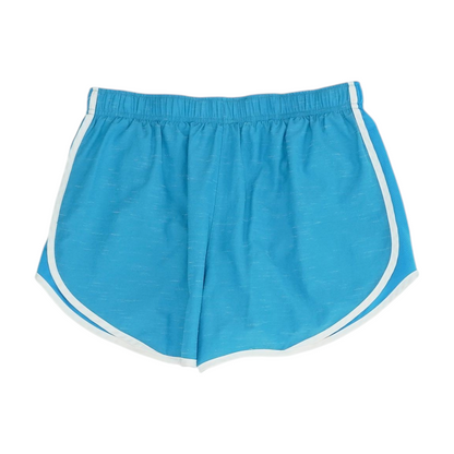 Blue Solid Active Shorts