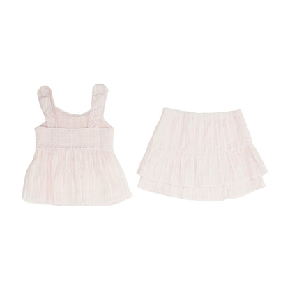 Pink Sleeveless Set
