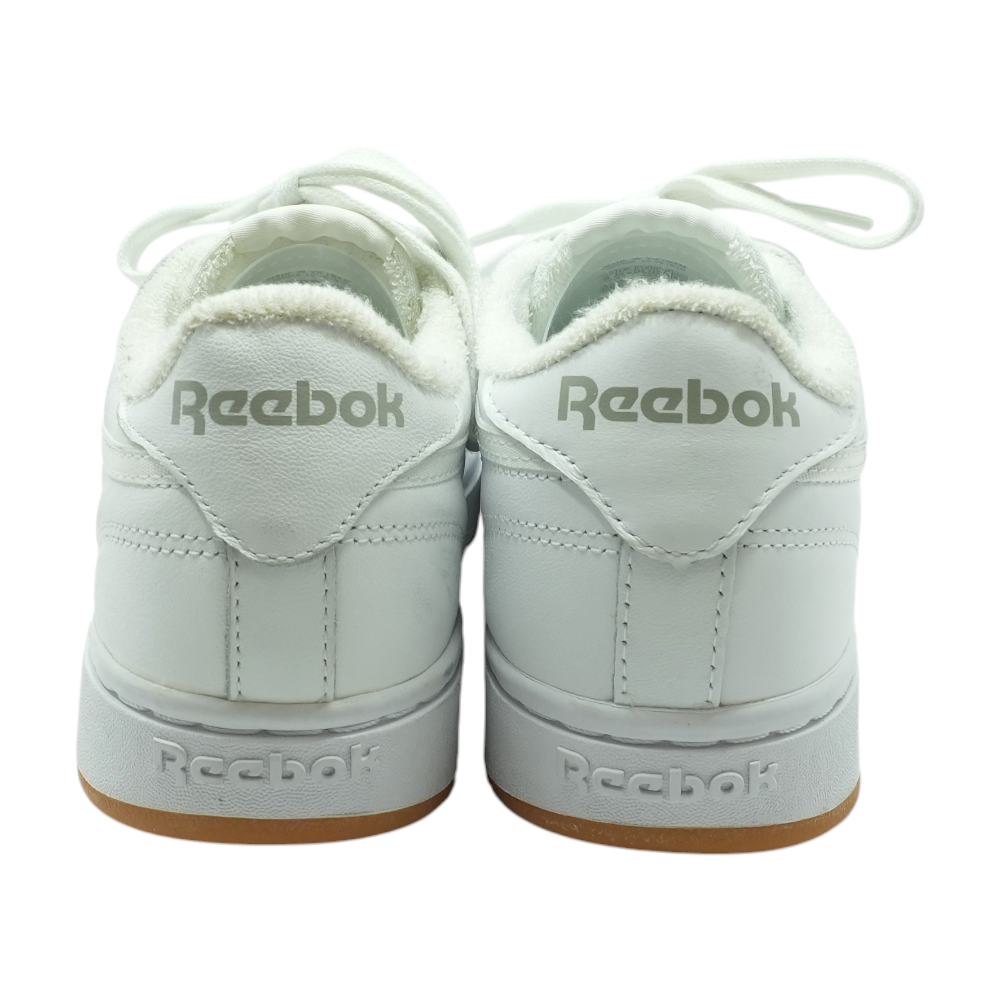 White Low-Top Athletic Shoes
