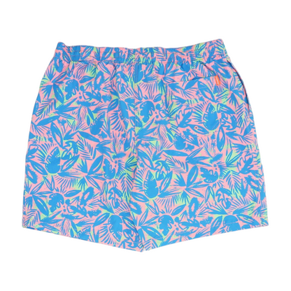 Blue Abstract Swim Bottom