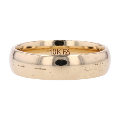 10K Yellow Gold Band Ring