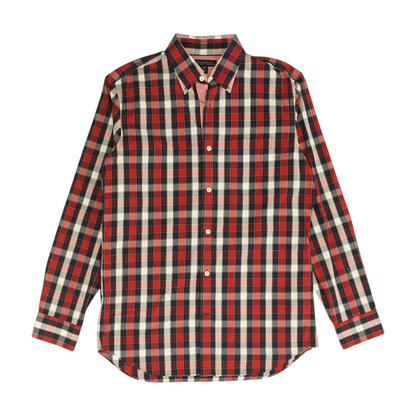 Multi Check Long Sleeve Button Down