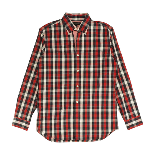 Multi Check Long Sleeve Button Down