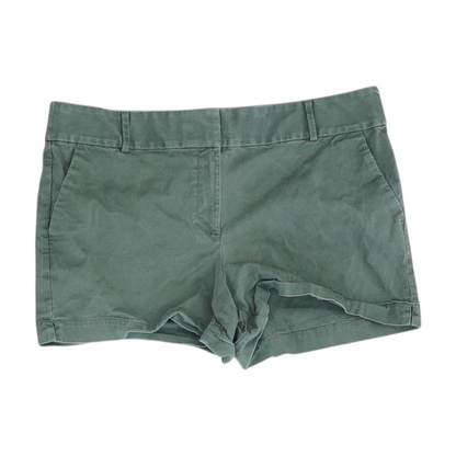 Gray Solid Chino Shorts