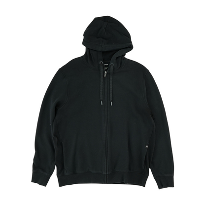 Black Solid Active Jacket