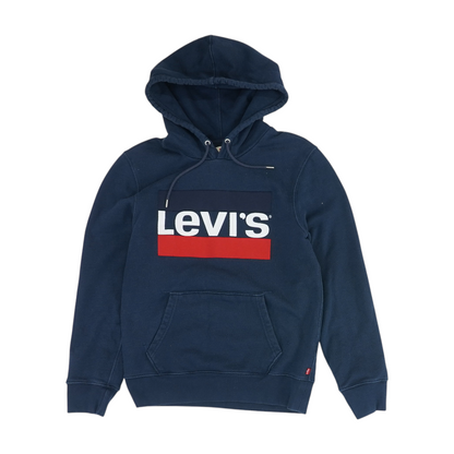 Navy Solid Hoodie Pullover