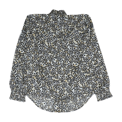 Tan Animal Print Button Down