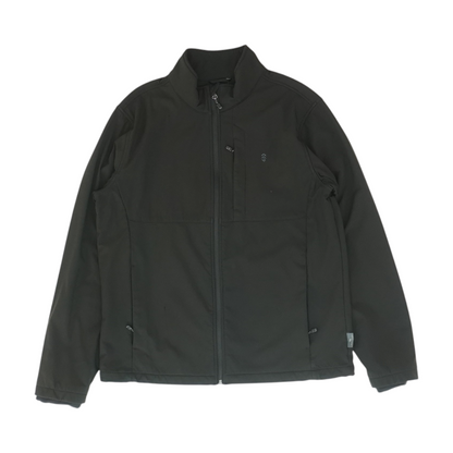 Black Solid Active Jacket
