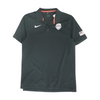 Black Solid Short Sleeve Polo