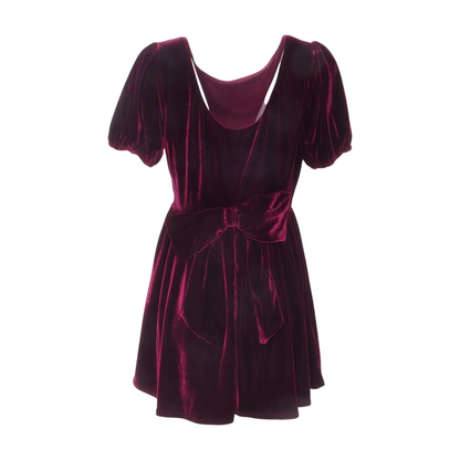 Maroon Mini Dress