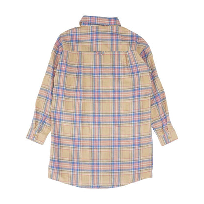 Orange Solid Button Down