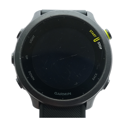 26mm Forerunner 55 Black Smartwatch Black Band S/M
