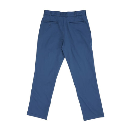 Blue Solid Chino Pants