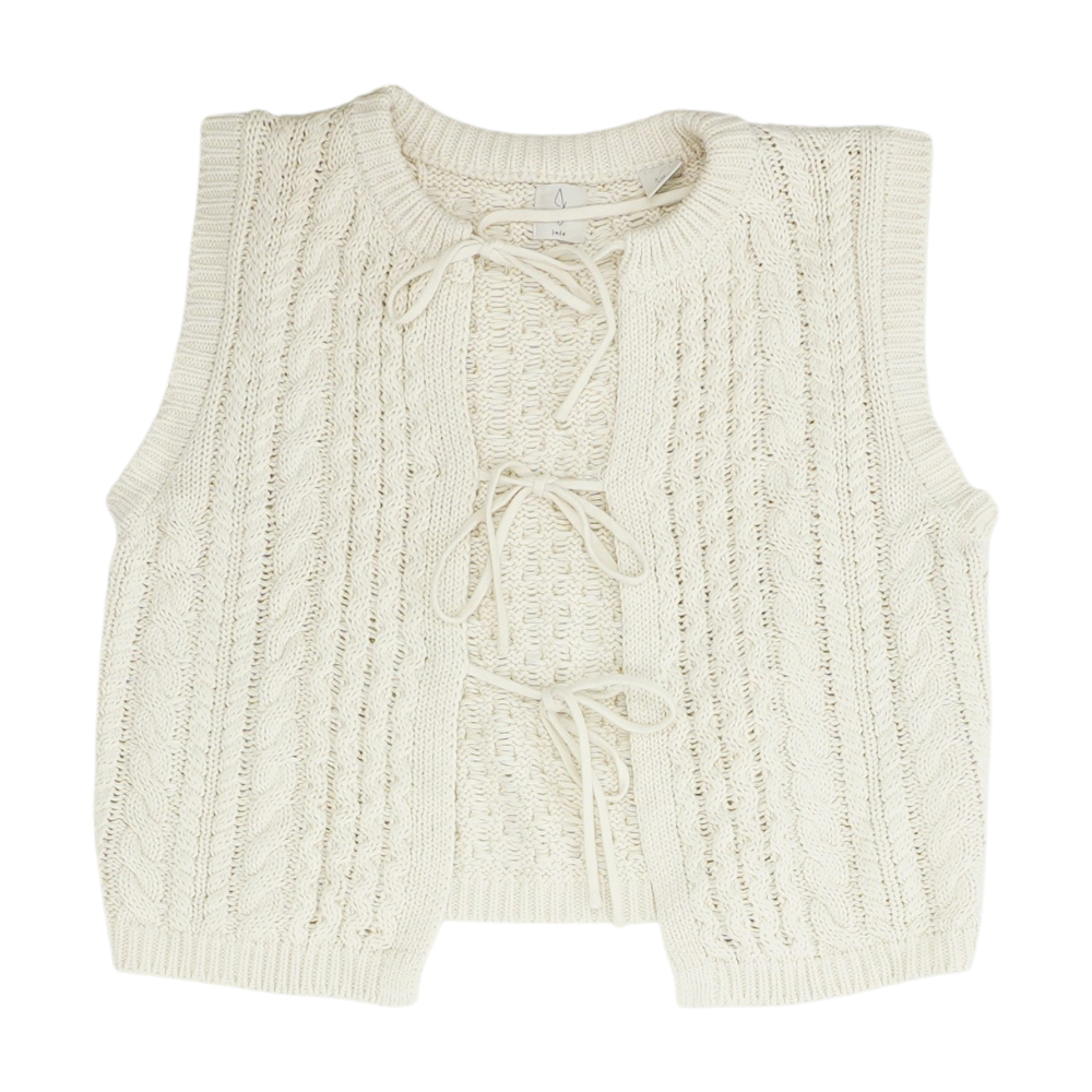 Beige Vest Sweater