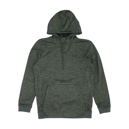Green Solid Hoodie Pullover