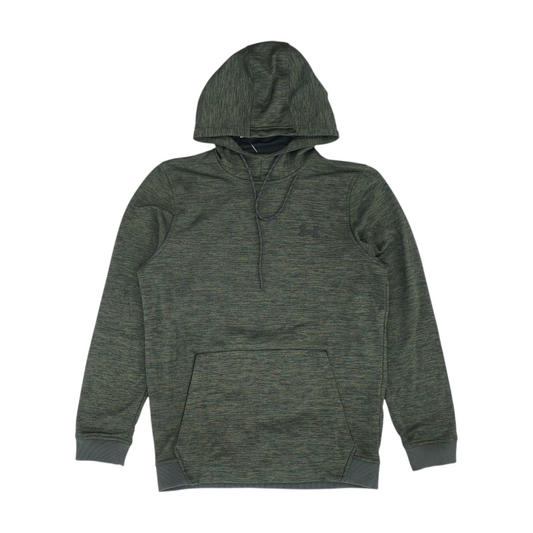 Green Solid Hoodie Pullover