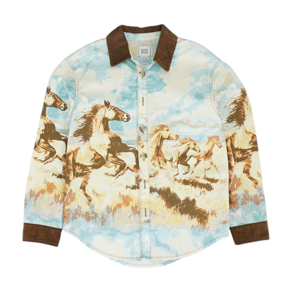 Multi Graphic Button Down