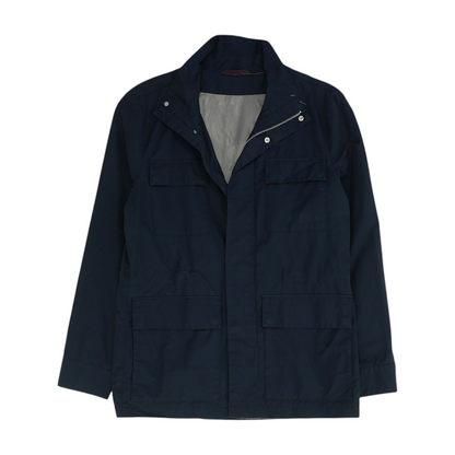 Navy Solid Jacket