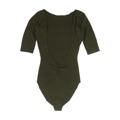 Green Bodysuit Blouse