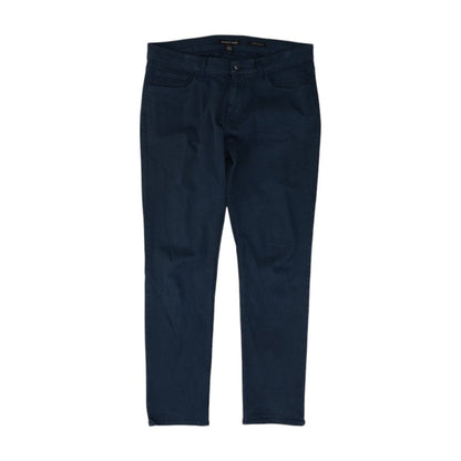 Blue Solid Chino Pants