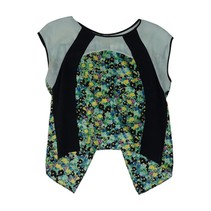 Black Floral Blouse