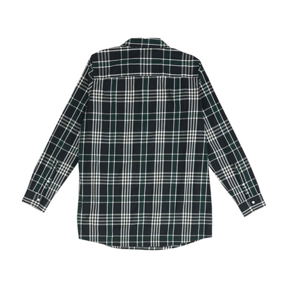 Green Plaid Button Down