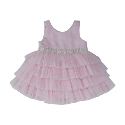 Pink Solid Dress