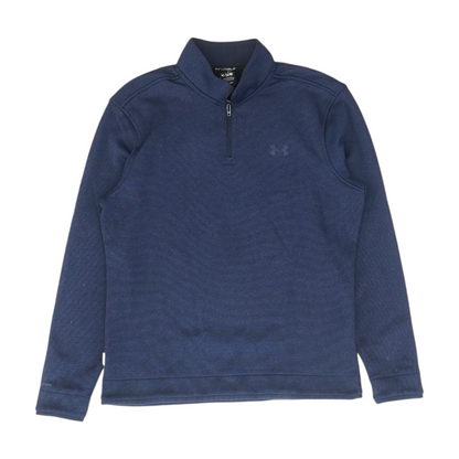 Navy Solid 1/4 Zip Pullover