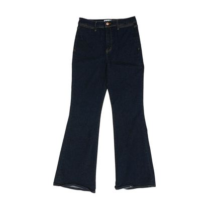 Navy Wide Leg Jeans