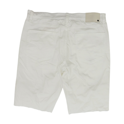 White Denim Shorts