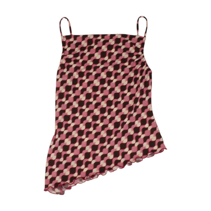 Pink Geometric Blouse