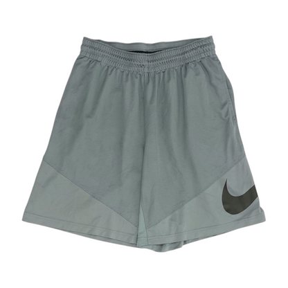Gray Striped Active Shorts