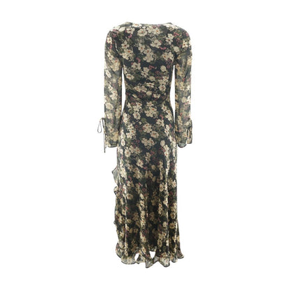 Black Floral Maxi Dress