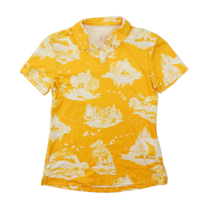 Yellow Print Blouse