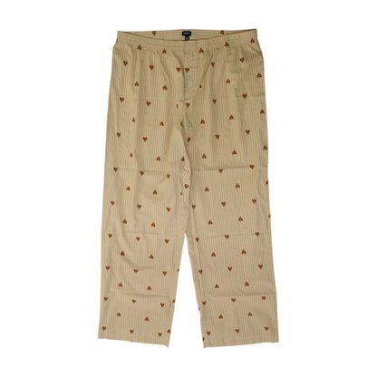 Beige Tall Striped Pajama Bottom