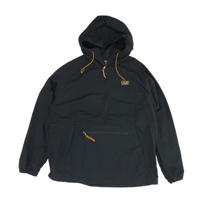 Black Solid 1/4 Zip Pullover