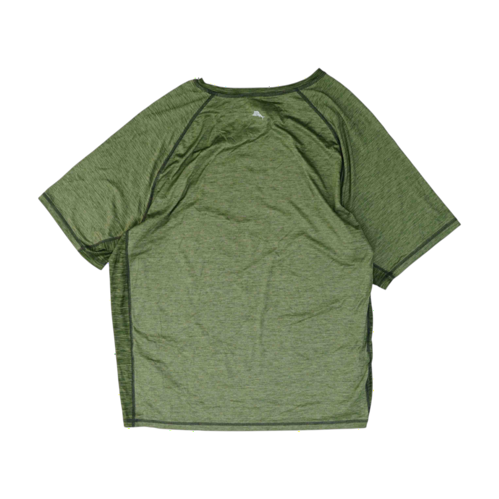 Tommy Bahama Green Solid Active T-Shirt – Image 2