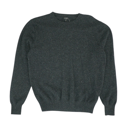 Gray Solid Pullover Sweater
