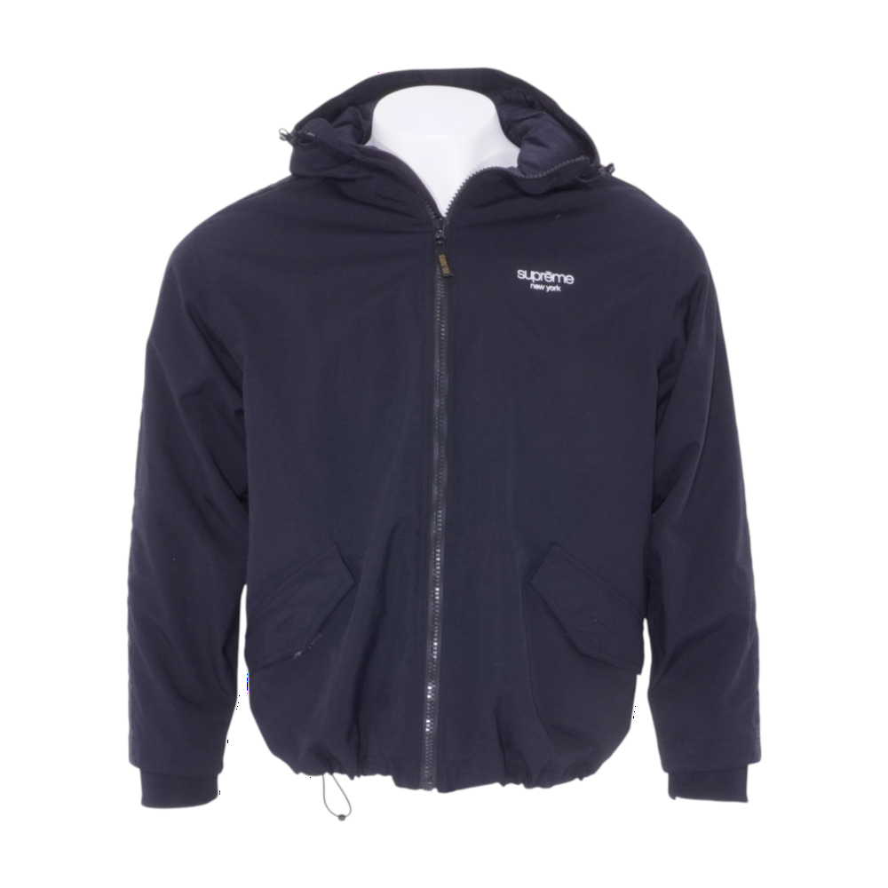 Black Spring-Summer 2025 Black GORE-TEX Stripe Hooded Jacket